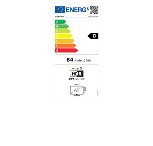 75inch QLED 4K Smart TV Q67D (2024)  Samsung