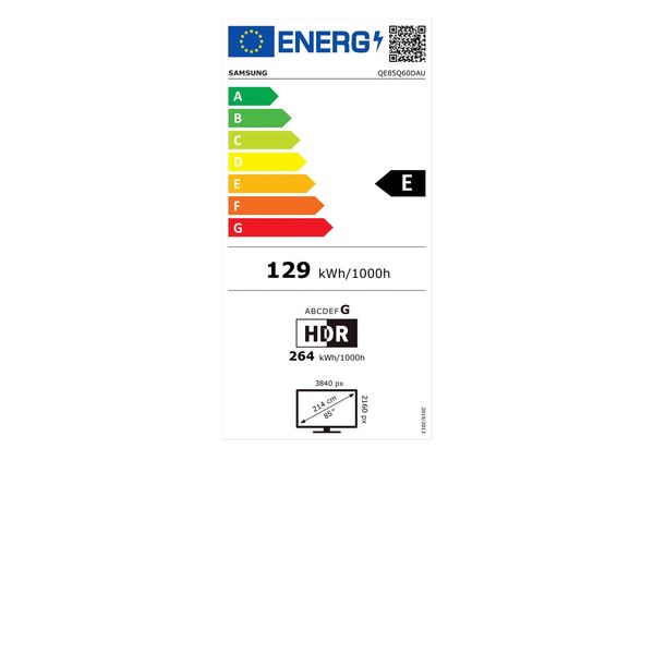 Samsung 85inch QLED 4K Smart TV Q60D (2024)