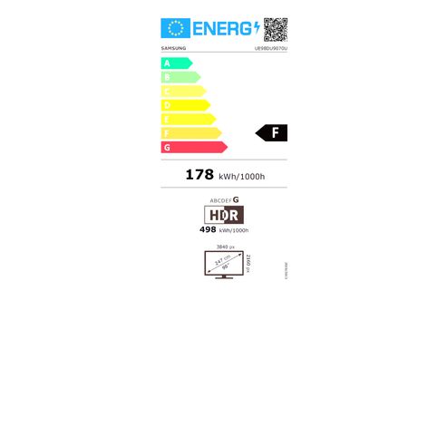 Crystal UHD 4K Smart TV 98inch DU9070 (2024)  Samsung