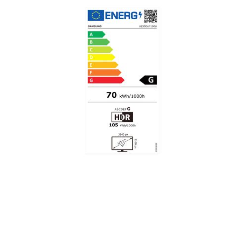 50inch Crystal UHD Smart TV DU7190 (2024)  Samsung