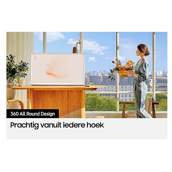 Samsung The Serif QLED 4K (2024) 55Inch Cloud White