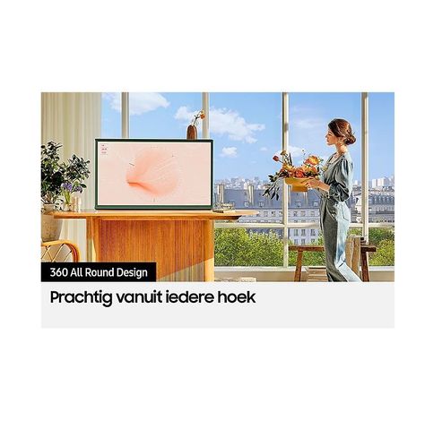 The Serif QLED 4K (2024) 55Inch Ivy Green  Samsung