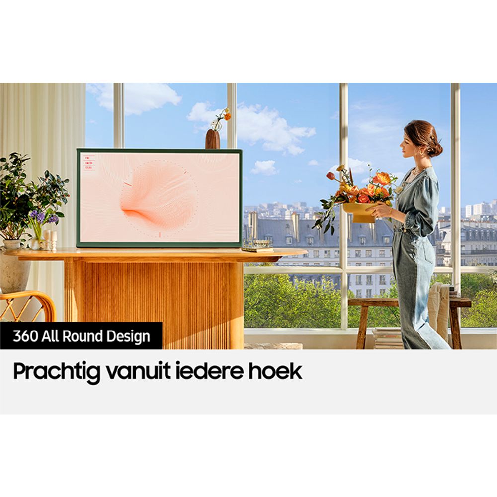 Samsung Televisie The Serif Ivy Green QLED 4K (2024)