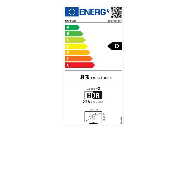 75inch QLED 4K Smart TV Q70D (2024) 