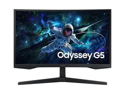 27 Inch Odyssey G5 G55C QHD 165Hz Curved Gaming Monitor