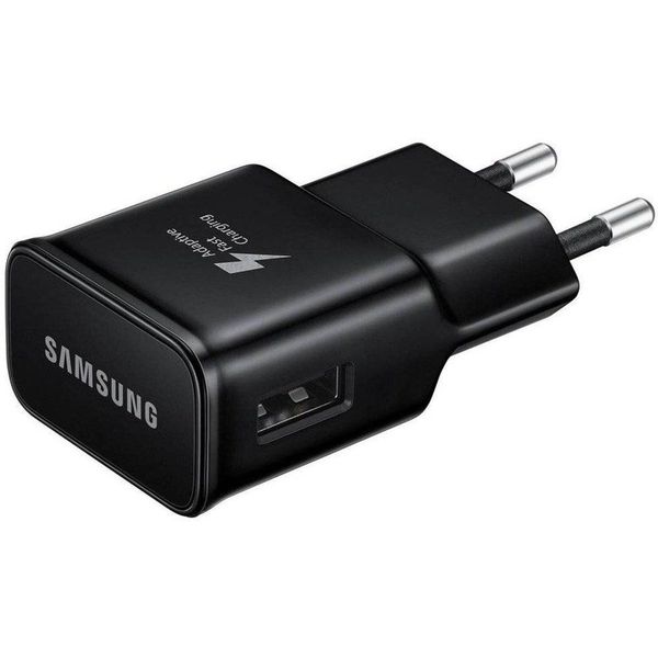 Samsung 15W Travel Adapter Fast Charge USB-A Adapter Zwart