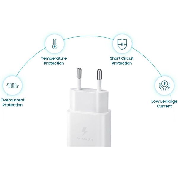 Samsung USB-C Adapter zonder kabel - 15W - Wit