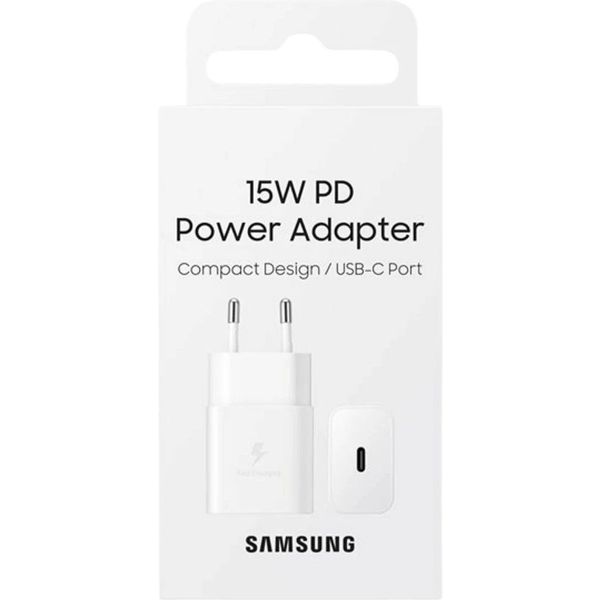 Samsung USB-C Adapter zonder kabel - 15W - Wit