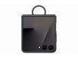 Galaxy Z Flip7 Ring Case (Silicone) Black