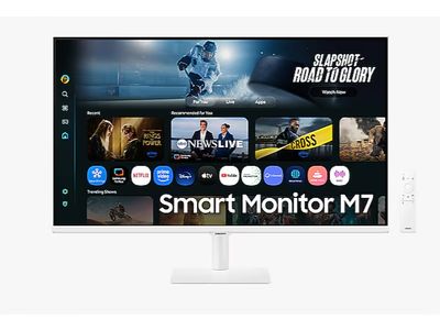 32 Inch Smart Monitor M7 M70F (White) 4K Samsung Vision AI White