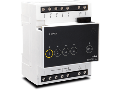 Verwarmings- of koelingsmodule voor Niko Home Control