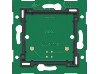 Enkelvoudige muurprint met connector voor Niko Home Control