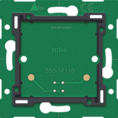 Enkelvoudige muurprint met connector voor Niko Home Control  Niko