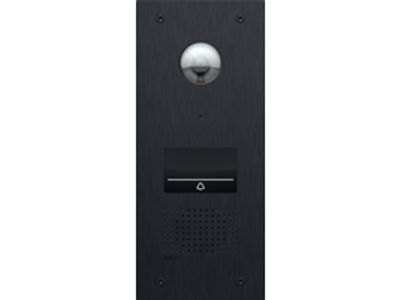 Videobuitenpost voor Niko Home Control, met 1 verlichte aanraaktoets