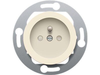 Gekleurde wandcontactdoos met penaarde en kinderveiligheid voor vloerdozen