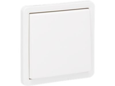 Spuitwaterdichte, tweepolige opbouwschakelaar 10 AX/250 Vac met insteekklemmen, exclusief opbouwdoos