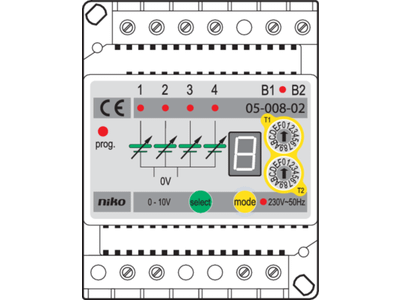 Compacte dimcontroller 4 uitgangen