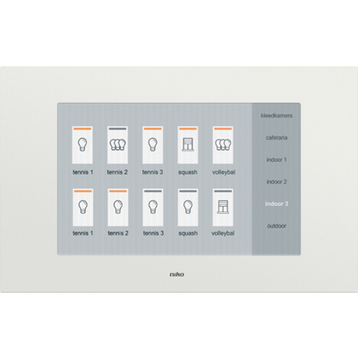 Huisautomatisering - touchscreen voor bediening van het huisautomatiseringssysteem 