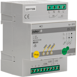 Niko Modulaire dimmer voor het schakelen en dimmen van elektronische voorschakelapparatuur 