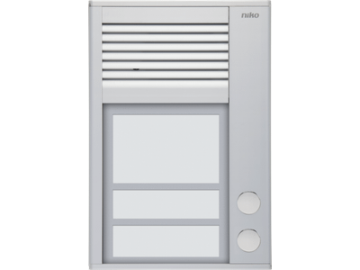 Opbouwbuitenpost 16 mm met 2 bellen