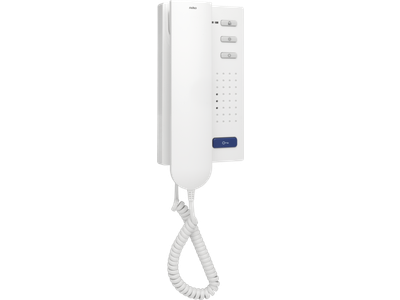 Compacte deurtelefoon voor opbouw, white
