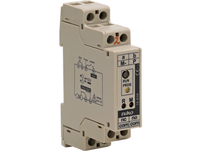 Niko Toegangscontrole - universeel extern relais voor montage op DIN-rail