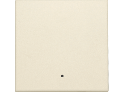 Afwerkingsset met lens voor elektronische schakelaar of drukknop, cream