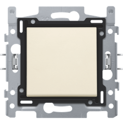 Niko Interrupteur bipolaire 16 A, socle, prises et kit de finition, crème 