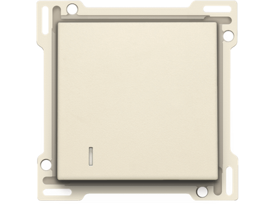Afwerkingsset voor hotelkaartschakelaar, cream