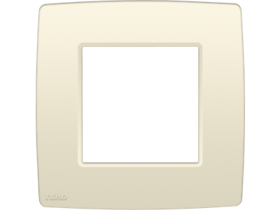 Enkelvoudige afdekplaat Niko Original cream