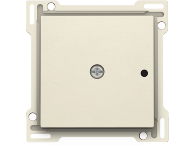 Afwerkingsset voor 1-kanaals inbouw RF-ontvanger met enkelpolig (potentiaalvrij) schakelcontact of inbouw RF-ontvanger met rolluikfunctie, cream