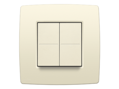 Dimschakelaar voor het Hue systeem Niko Original cream