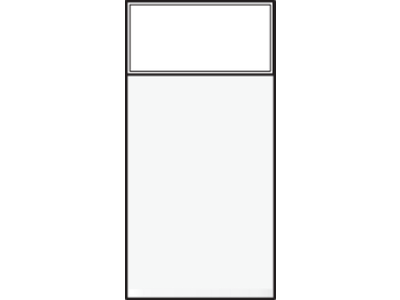 Schakelaar wissel met naamplaatje -22,5x45