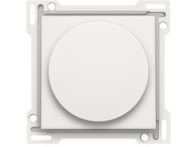 Afwerkingsset voor draaiknopdimmer of snelheidsregelaar, incl. draaiknop, white