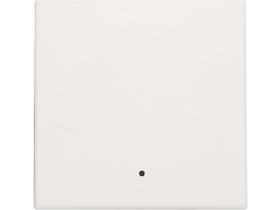 Afwerkingsset met lens voor elektronische schakelaar of drukknop, white