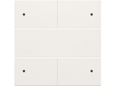 Afwerkingsset voor 4-voudige potentiaalvrije drukknop 24 V met leds, white