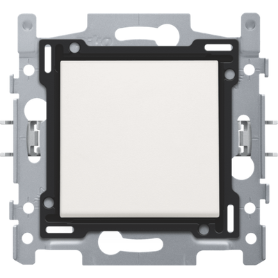 Commutateur 16A, base, bornes enfichables et kit de finition, blanc  Niko