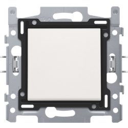 Niko Kruisschakelaar, sokkel, insteekklemmen en afwerkingsset, white 