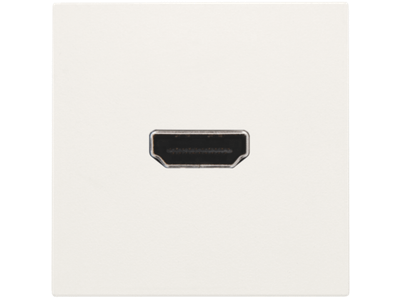 Afwerkingsset met HDMI-naar-schroefaansluiting, white