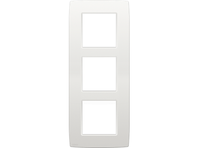 Drievoudige afdekplaat met 60 mm verticale centerafstand Niko Original white