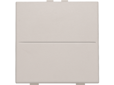 Enkelvoudige toets voor draadloze schakelaar of drukknop met twee toetsen, light grey