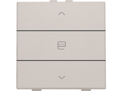 Enkelvoudige motorbediening voor Niko Home Control, light grey