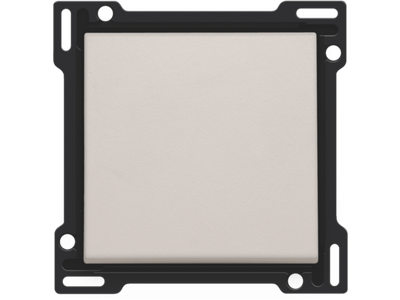 Afwerkingsset voor enkelvoudige schakelaar of drukknop, light grey