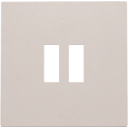 Niko Afwerkingsset voor dubbele USB-A-lader, light grey 