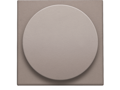 Afwerkingsset voor draaiknopdimmer of extensie, incl. draaiknop, greige