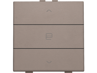Enkelvoudige motorbediening voor Niko Home Control, greige