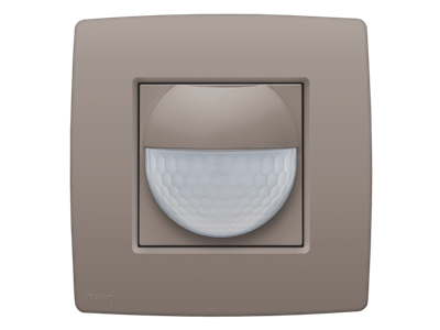 Afwerkingsset voor binnenbewegingsmelder voor Niko Home Control, greige