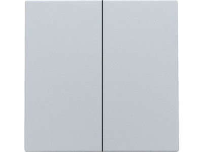 Afwerkingsset voor dubbele elektronische schakelaar of drukknop, sterling