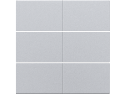 Afwerkingsset voor 6-voudige potentiaalvrije drukknop 24 V, sterling