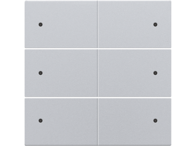 Afwerkingsset voor 6-voudige potentiaalvrije drukknop, 24 V, met leds, sterling